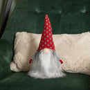 34cm Festive Gonk Cuddly Santa Indoor Christmas Plush Decoration in Polka Dot Hat