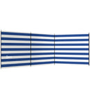 Outsunny Camping Windbreak Portable Wind Blocker Privacy Wall, 540cm x 150cm