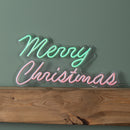 50cm Light up Merry Christmas Neon Flex Sign in Green and Red