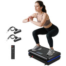 SPORTNOW Vibration Plate Exercise Machine with 120 Speed Levels, 5 Programs