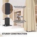 Outsunny 3 x 3(m) Pergola with Retractable Roof and Curtains