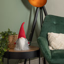 34cm Festive Gonk Cuddly Santa Indoor Christmas Plush Decoration in Spotty Hat