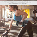 HOMCOM 20KG Adjustable Dumbbells Weight Set Hand Weight For Body Fitness