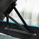 HOMCOM Convertible Modular Sectional Sofa w/ Storage Wood Frame