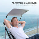 Outsunny 2 Pcs Zero Gravity Lounger Chair, Folding Reclining Chair