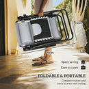 Outsunny 2 Pcs Zero Gravity Lounger Chair, Folding Reclining Chair