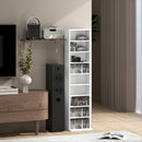 HOMCOM 260 CD Storage Unit 120 DVD Storage Tower with 9 Compartments