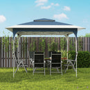 Outsunny 3.5 x 3.5 m Pop Up Gazebo, UPF50+ One-Touch Party Tent, Blue