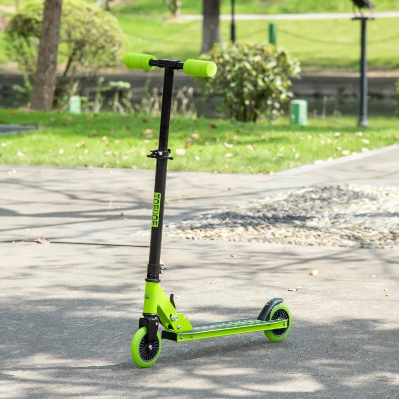 HOMCOM Scooter for Kids  age 3-8 years - Green