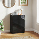 HOMCOM 4 Drawer Chest of Drawers for Bedroom, 60 x 40 x 85cm, Black