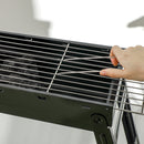 Outsunny Portable Charcoal Grill With Pull-Out Charcoal Basin