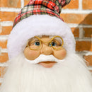 HOMCOM 133cm Animated Life Size Santa Claus With Sound Activated For Party