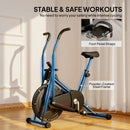 SPORTNOW Exercise Bike with Adjustable Seat, LCD Display, Smooth Belt Drive