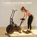 SPORTNOW Exercise Bike with Adjustable Seat, LCD Display, Smooth Belt Drive