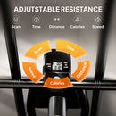 SPORTNOW Exercise Bike with Adjustable Seat, LCD Display, Smooth Belt Drive