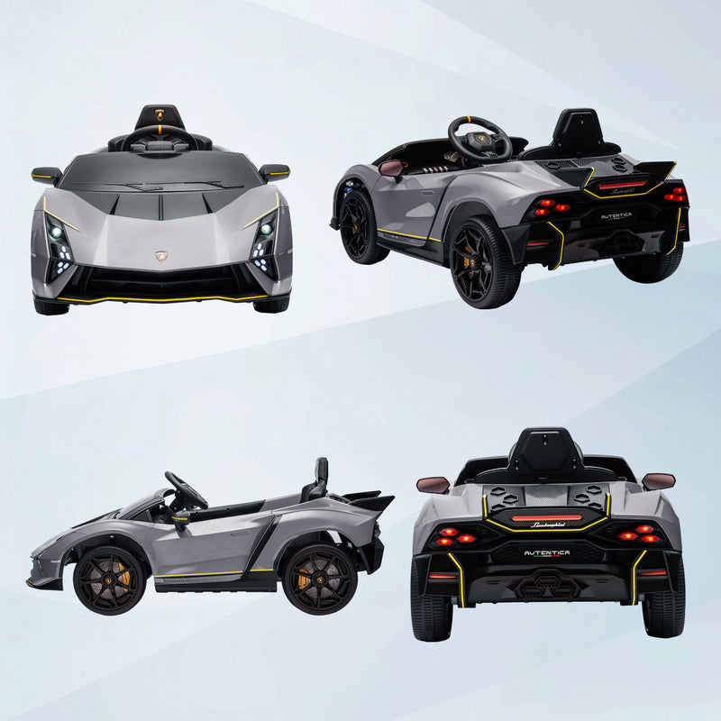 AIYAPLAY 12V Lamborghini Autentica Licensed Ride on Car