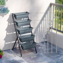 Outsunny 5-Tier Raised Garden Bed, Ladder Planter With 5 Removable Boxes