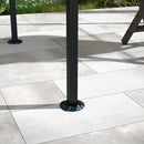 Outsunny 2.2 X 1.5 M BBQ Gazebo Tent Sun Shade With Canopy And 10 Hooks, Grey