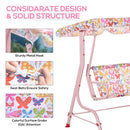 Outsunny Kids 2 Seater Garden Swing Chair  - Pink