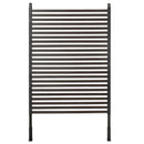 Outsunny Garden Fence with 2 Standing Ways, Metal Animal Barrier Fence