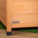 72cm X 1.04m Medium Outdoor Garden Cosy Wooden Dog House Kennel With Window