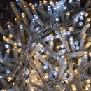 37.5m 1500 LED TreeBrights Christmas String Lights with Timer in White and Warm White on Clear Cable