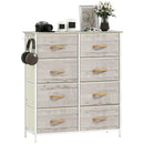 HOMCOM Fabric Chest Of Drawers, 8 Drawer Dresser For Bedroom