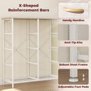 HOMCOM Fabric Chest Of Drawers, 8 Drawer Dresser For Bedroom