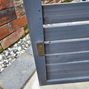 2.03m x 1.14m Large Grey Wooden Outdoor Garden Triple Wheelie Bin Store Storage for 3 Bins