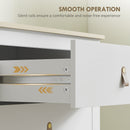 HOMCOM Bedroom Chest Of Drawers, Modern 4 Drawer Dresser