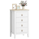 HOMCOM Bedroom Chest Of Drawers, Modern 4 Drawer Dresser