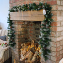 270cm X 25cm Samuel Alexander Frosted Glacier Christmas Garland With Pine Cones