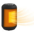 HOMCOM Ceramic Electric Heater, 1500W Fan Space Heater, Black