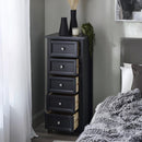 HARBOR 5 DRAWER TALL CHEST - ANTHRACITE