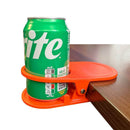 Orange Drink Holder Table Clip