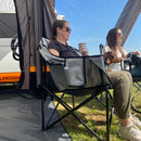 Olympus XL Camping Chair Grey & Charcoal