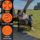 Olympus XL Camping Chair Grey & Charcoal