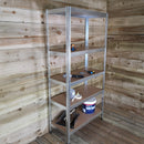Set of 2 Garage Shelving 90cm Wide & 180cm High Heavy Duty 5 Tier Multipurpose Metal Racking Unit  / Warehouse Shelving Storage