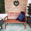 Hawkshead 2 Seater Outdoor Wooden Garden Patio Bench