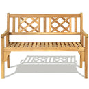 Foldable Acacia Wooden Bench Chair
