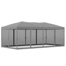 Outsunny 3 x 6 m Garden Outdoor Metal Gazebo Grey