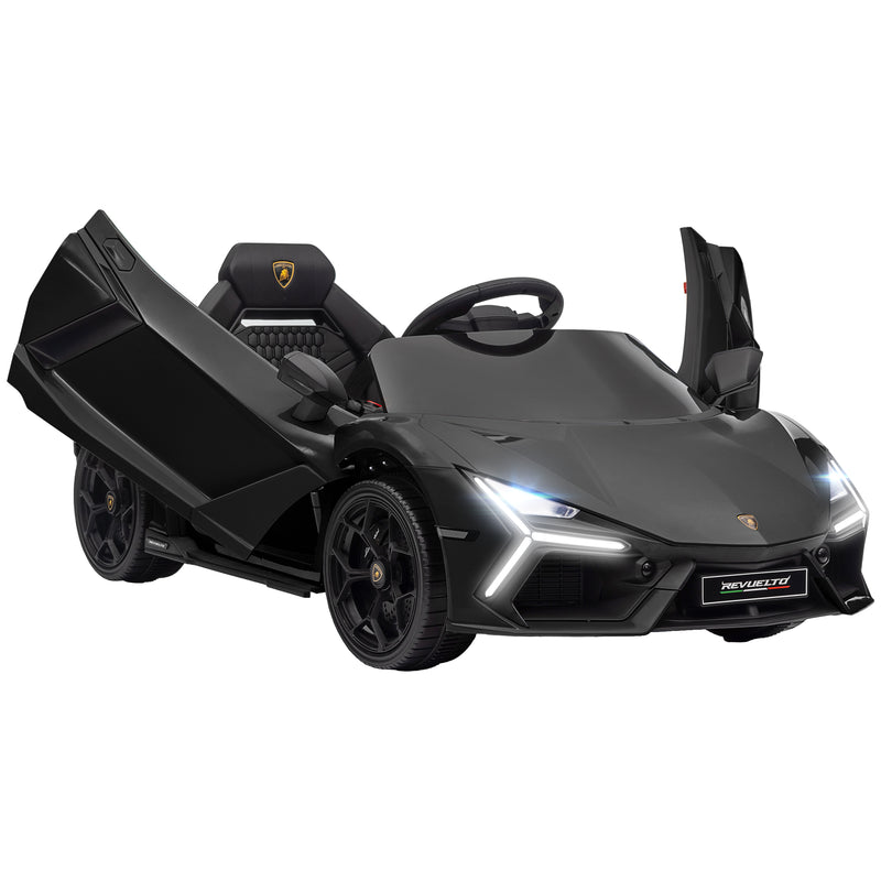 AIYAPLAY Yellow Lamborghini Revuelto Licensed Ride On Car W/ Suspension