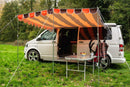 Retro Campervan Shade Canopy - Orange & Brown
