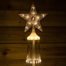 1.8m Light up Christmas Cone Tree with 220 Warm White LEDs and Timer Function