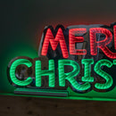 1m Light up Merry Christmas Infinity Light Decoration with Red and Green LEDs