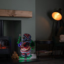 60cm Light up Standing Santa with Tree Christmas Infinity Light with Multi-Coloured LEDs