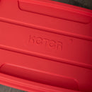11L/37L/140L Black and Red Small Tuff Stackable Storage Box with Lid and Carry Handles