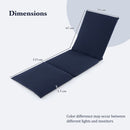 Folding Outdoor Chaise Lounge Cushion