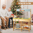 Outdoor Mud Kitchen Set with Removable Water Box