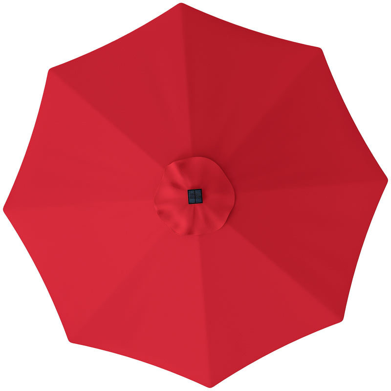Outsunny UPF 50+ Replacement Parasol Canopy Parasol Cover Replacement
